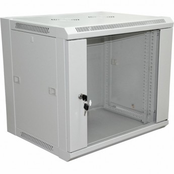 Настенный шкаф REXANT PRO 9U 600×450×500 мм передняя дверь стекло