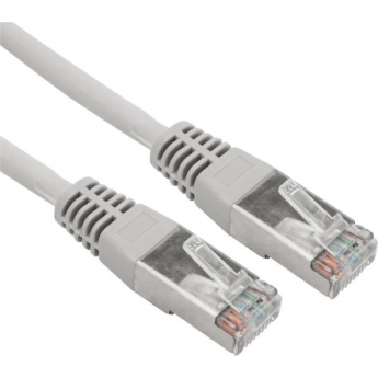 Патч-корд REXANT F/UTP 5e, RJ45-RJ45, экранированный, 26AWG, LSZH, серый, 1.5 м