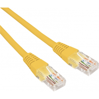 Патч-корд REXANT U/UTP 6, RJ45-RJ45, неэкранированный, 26AWG, LSZH, желтый, 5 м