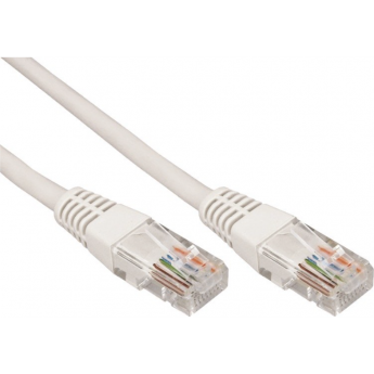 Патч-корд REXANT U/UTP 6A (10G), RJ45-RJ45, неэкранированный, 28AWG, LSZH, серый, 0.5 м