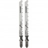Пилка для электролобзика REXANT 100 мм 6 з/д 6-60 мм T101D (2 шт./уп.) (дерево) 92-0304