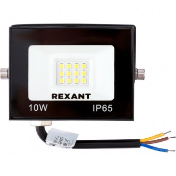 Прожектор REXANT СДО 10 Вт 4000 K черный